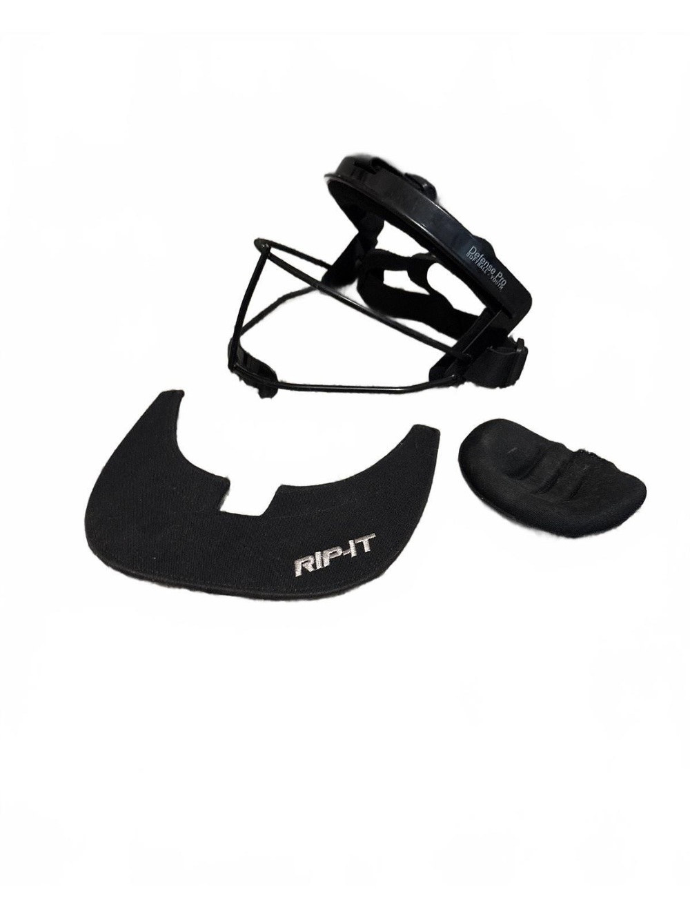 RIP-IT Defense Softball Fielder's Mask - Adult Black Face Guard